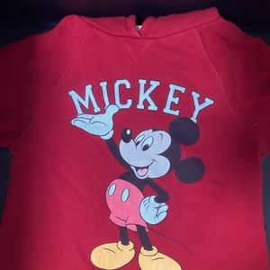 Red Mickey hoodie